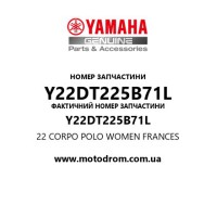 Yamaha OEM Y22DT225B71L — 22 CORPO POLO WOMEN FRANCES