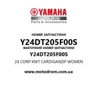 Yamaha OEM Y24DT205F00S — 24 CORP KNIT CARDIGANZIP WOMEN