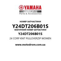 Yamaha OEM Y24DT206B01S — 24 CORP KNIT PULLOVERZIP WOMEN