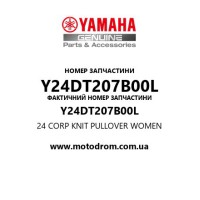 Yamaha OEM Y24DT207B00L — 24 CORP KNIT PULLOVER WOMEN