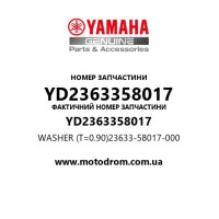 Yamaha OEM YD2363358017 — WASHER (T=0.90)23633-58017-000