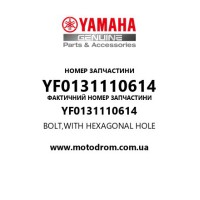Yamaha OEM YF0131110614 — BOLT,WITH HEXAGONAL HOLE