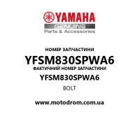 Yamaha OEM YFSM830SPWA6 — BOLT