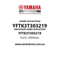 Yamaha OEM YFTK3T303219 — PLATE, TERMINAL