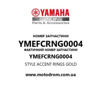 Yamaha OEM YMEFCRNG0004 — STYLE ACCENT RINGS GOLD