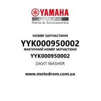 Yamaha OEM YYK000950002 — DAVIT WASHER
