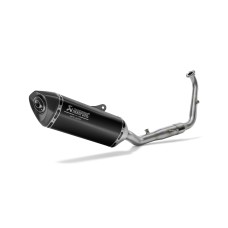 MT-125 Full Akrapovič вихлопна система чорний