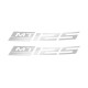 MT-125 Reflective обод Sticker (передній)