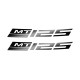 MT-125 Reflective обод Sticker (передній)
