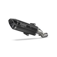 Чорний глушник XMAX 125 Akrapovič із кріпленням Slip-on