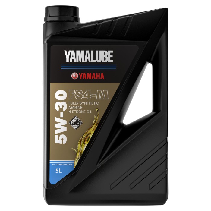 YAMALUBE FS4-M 5W-30 FC-W синтетична моторна олива для морської техніки — 4L
