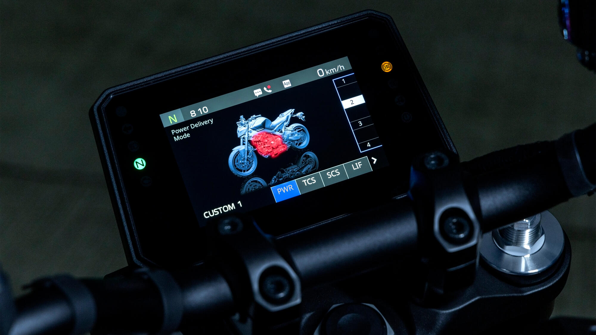 Регульовані режими їзди завдяки параметрам Yamaha Ride Control